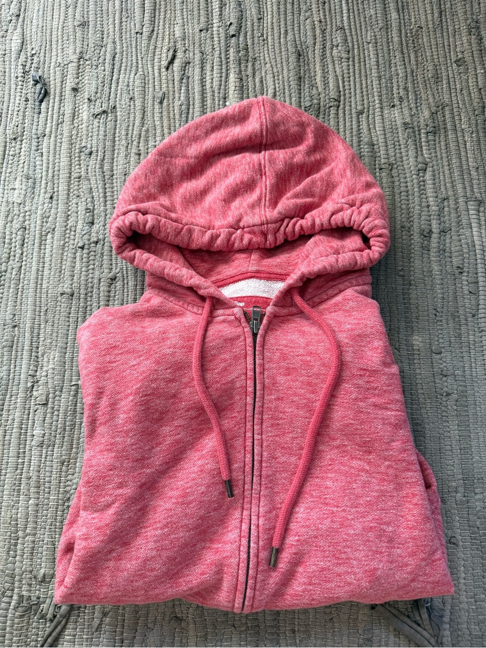 GAP Coral Heather Full-Zip Hoodie with Hood